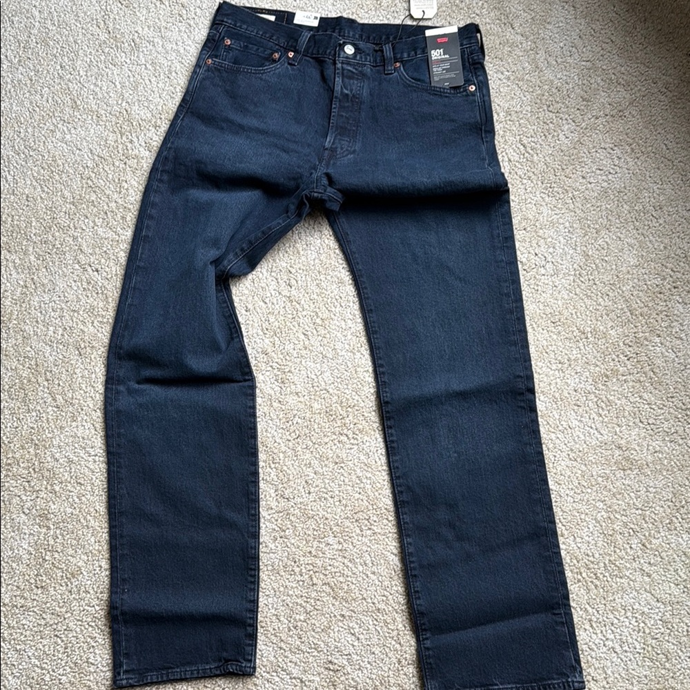 Levi's Blue Straight Jeans Classic Everyday Wear